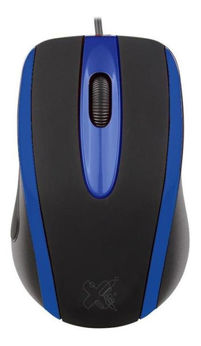 Mouse Óptico Maxprint Techzone Preto E Azul - 6013911