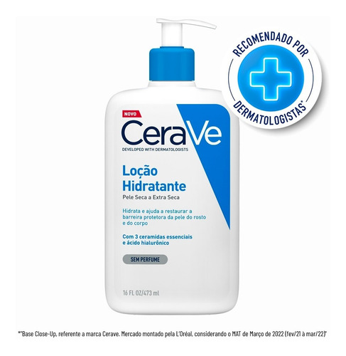 Loção hidratante Com Ácido Hialurônico 473ml Cerave