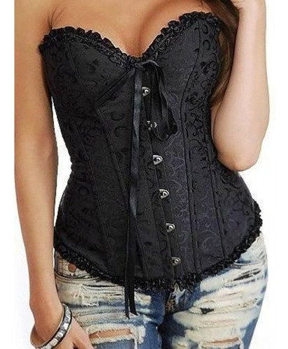 Corset, Corsé De Encaje + Colaless