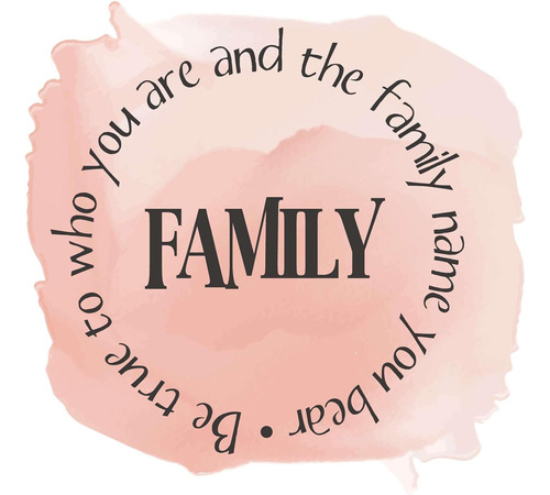 Be True To Who You Are Family Love Quote Decal Home Wall Dec