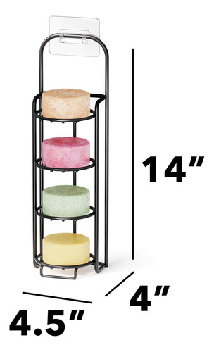 Soporte Barra De Champú De 4 Niveles Ducha, Soporte Ja...