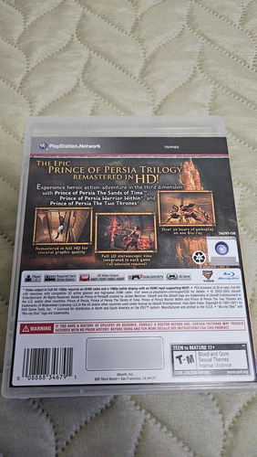 Prince Of Persia Trilogy Ps3 Físico (Usado)