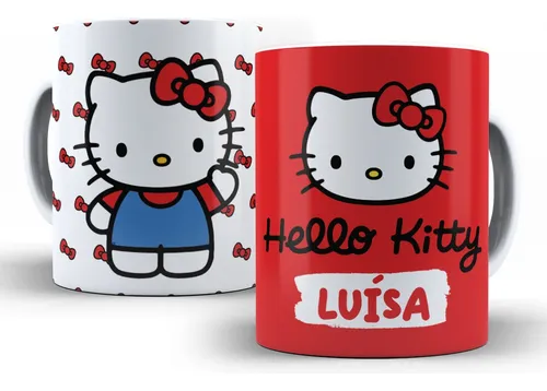 comprar Caneca Personalizada Hello Kitty Com Nome