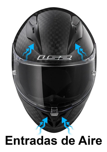 Imagen 2 de 9 de Casco Ls2 Ff 323 Arrow Evo 100% Carbono Brillante + Pinlock