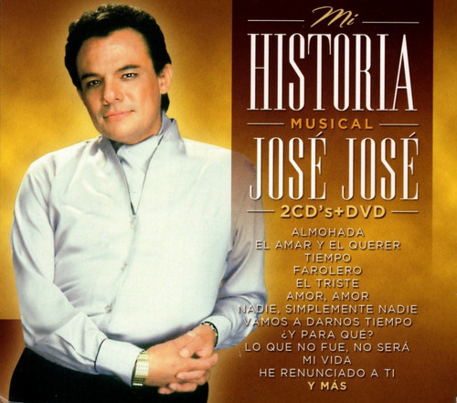 Jose Jose - Mi Historia Musical -  2 Discos Cd 's + Dvd