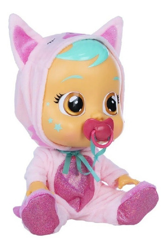 Imagem 1 de 3 de Boneca Cry Babies Foxie Chora De Verdade Multikids - Br1405