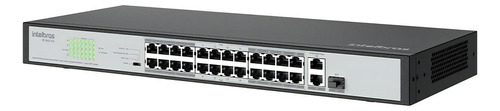 Switch 24 Portas Fast Poe +2pgiga E 1p Sfp Sf 2421-intelbras