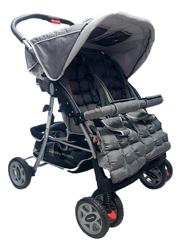 Coche De Baby Doble Reclinable Baby Happy