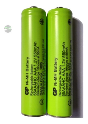 Pilhas Aaa Recarregavel 1.2v 550mah Intelbras Original