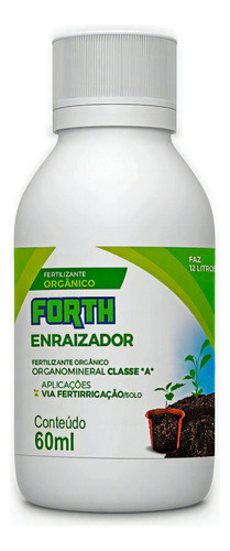 Enraizador Para Plantas 60ml Forth Estimula Formação Raízes