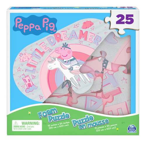Spin Master Games Rompecabezas De Espuma De Peppa Pig De 25 