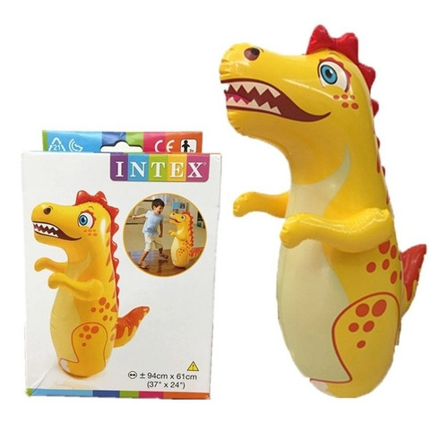 João Bobo Inflável Dinossauro Divertido - Intex