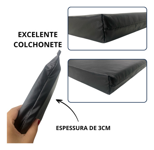 Colchonete De Academia D23 Tamanho 90 X 40 X 3 Impermeável