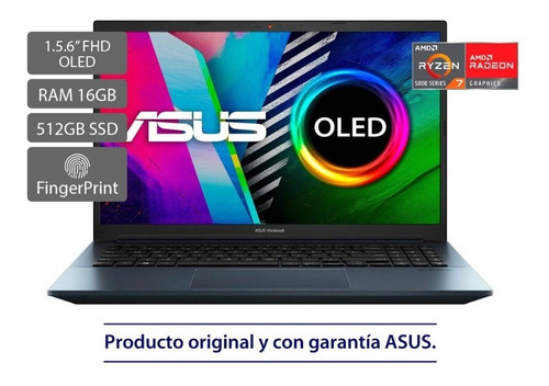 Laptop Asus M3500qa-l1224 Ryzen 7 5800h 16gb 512gb Ssd