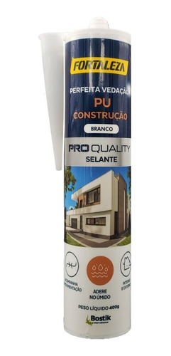 Cola Pu 40 Branco Selante Adesivo Fortaleza Uso Geral 400g