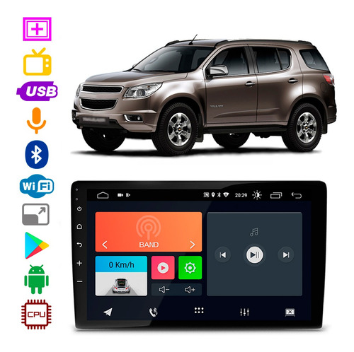 Mp5 Chevrolet Trailblazer 2012 A 2016 9 Pol Bt Android App