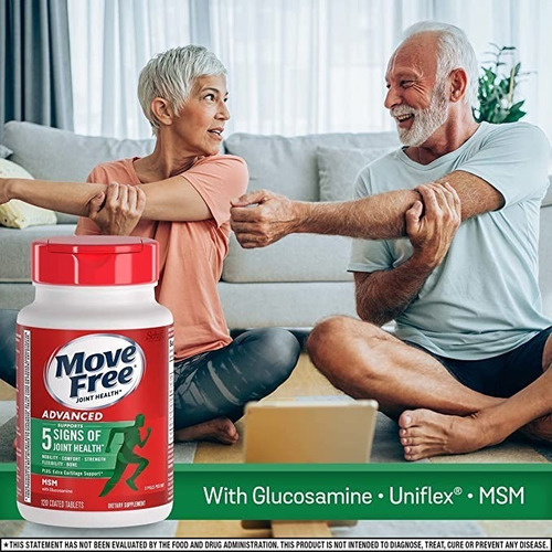 Imagen 2 de 3 de Schiff Move Free Advanced Joint Supplement, 120 Tabletas.