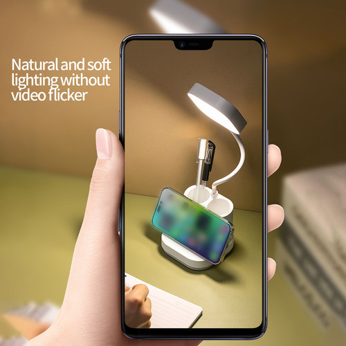 Nueva Lámpara De Mesa Plegable Led Con Enchufe For