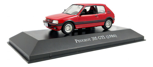 Carros Inesquecíveis Do Brasil  Ed78 Peugeot 205 Gti (1986) Cor Vermelho