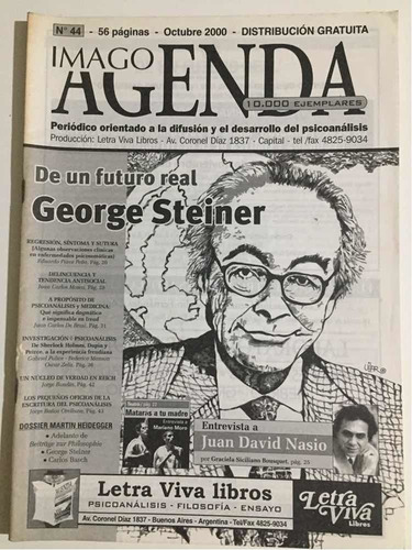 Imago Agenda # 44 Psicoanálisis George Steiner