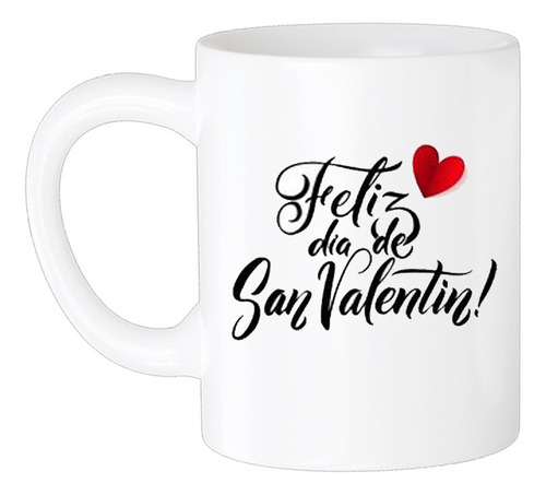 Taza Ceramica Personalizada Parejas San Valentin Mod 04 E