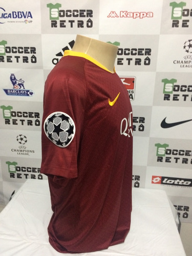 Camisa Roma 2018-19 Dzeko 9 Patch Champions League À P/ Ent