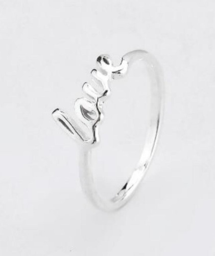 Anillo Love En Plata 925 . Amor .  Inspira Joyas