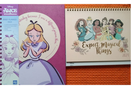 Planificador Alicia 2024 Pack Calendario 2024 Princesas Escr