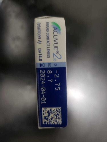 Lentes De Contacto Acuvue2 - 2.75