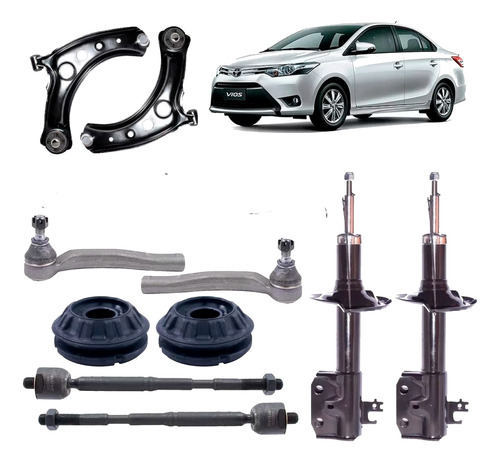 Kit Suspension Para Toyota Yaris Sport 1.5 1nzfe  2014 2017