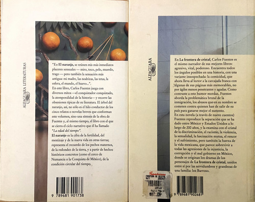 Pack La Frontera De Cristal, El Naranjo Carlos Fuentes (Reacondicionado)