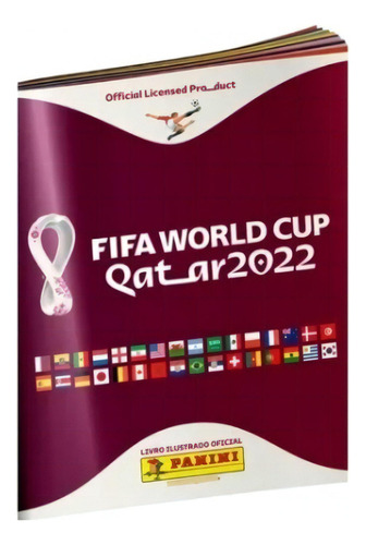 Álbum Copa Do Mundo Qatar 2022 Capa Mole Brochura Vazio
