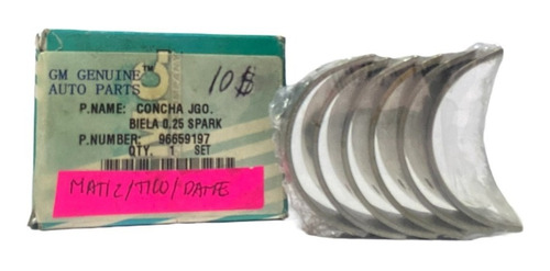 Conchas De Bancada Std/0.25/0.50 Matiz Tico Dama