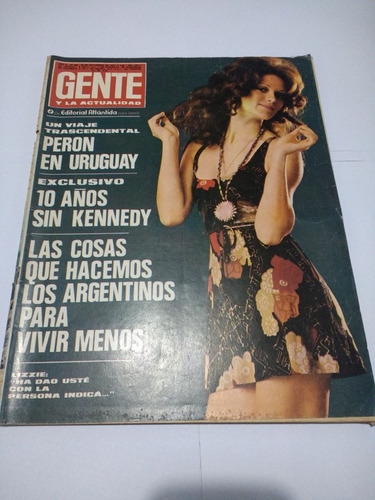 Gente 435 Perón En Uruguay - Kennedy Año 1973