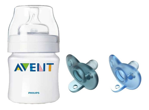 Mamadeira Philips Avent Classic 125ml + Chupeta Soothie Op4