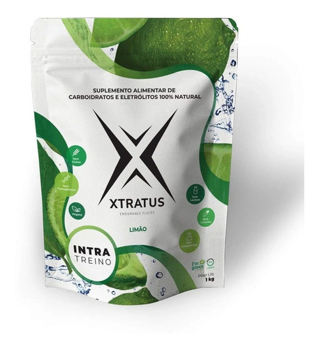 Suplemento Xtratus Endurance Intra Treino Natural - 1 Kg Sabor Limão