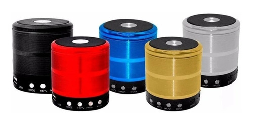 Mini Caixinha Som Portátil Bluetooth Mp3 Fm Sd Usb Hi
