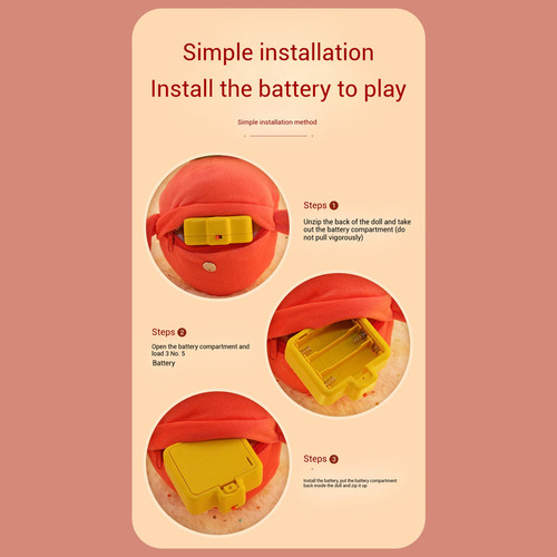 / Muñeca Interactiva Fruit Sensor Beat Piano Music For