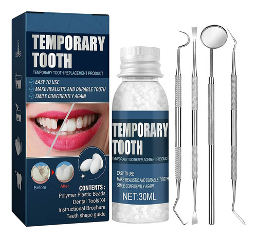 Kit De Reparación De Empastes Dentales Temporales, Dientes P