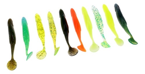 10pcs 9.5cm Fácil De Utilizar Vivid Bionics Cebo De Pesca