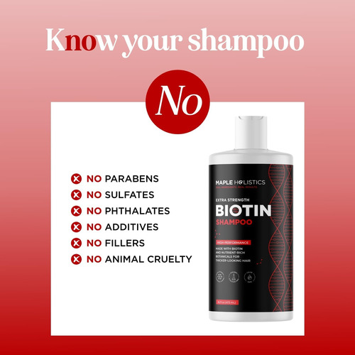 Shampoo Ultra Biotina Para Cabelos Ralos - Shampoo Volumizan