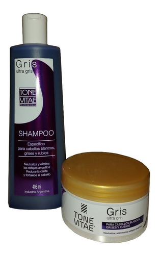 Shampoo Ultra Gris + Máscara Ultra Gris - Tone Vitae