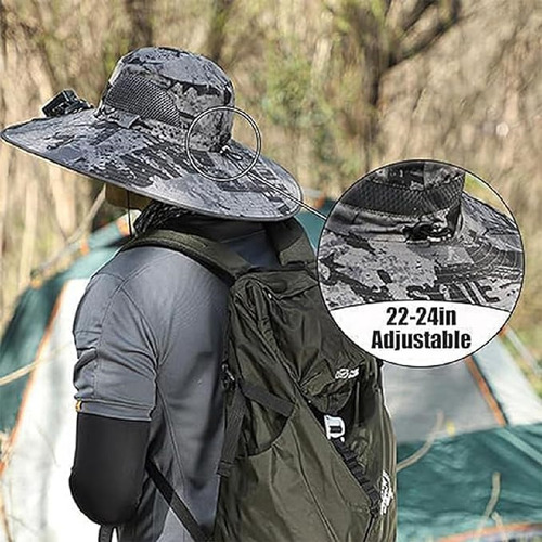 A Genérico Sombrero Con Ventilador Solar, Sombrero Para