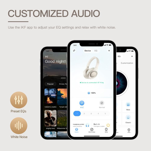 Auriculares Inalámbricos King Bluetooth V5.3 - Ca...