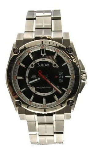 Relógio Bulova Precisionist 96b133 Orig Chron Silver!!!