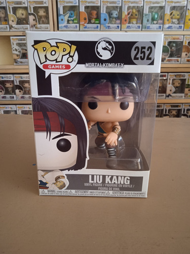 Funko Pop Liu Kang #252 Mortal Kombat Original Nuevo