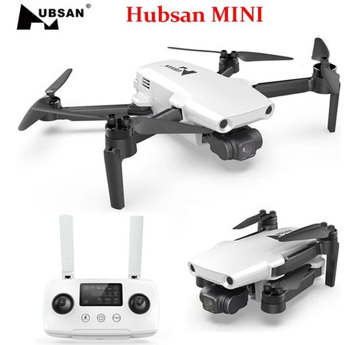 Hubsan-mini Dron Cámara 4k Gps 45 Min 9km Zoom 3x 2 Baterias