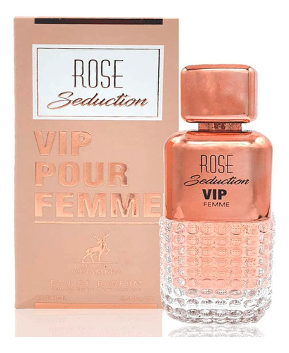Rose Seduction Vip para mulheres Maison Alhambra Edp 100 ml
