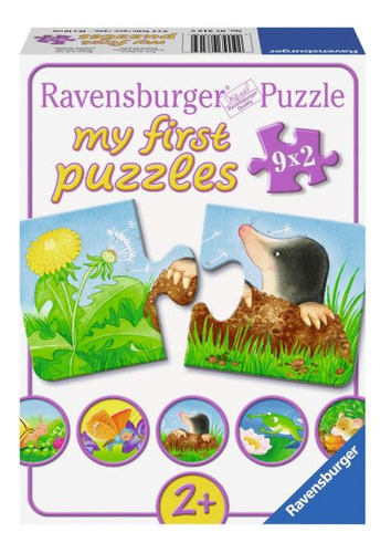 Mi Primer Puzzle Animales Jardín 9 X 2 - Ravensburger