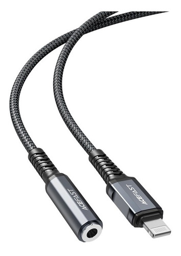 Cable Adaptador De Audio Para iPhone Audifinos 3,5mm Hembra